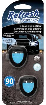 REFRESH Your Car Lightning Bolt/Ice Storm(Schwarz Blau)Mini-Diffusor Air Freshen